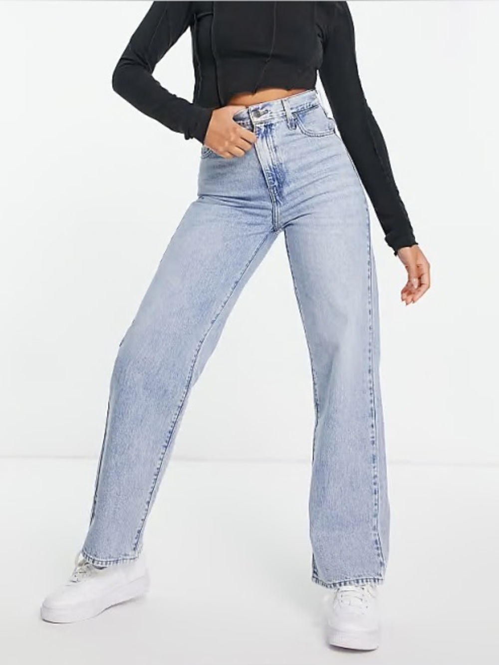 Levi’s High Waist‎ Straight Leg Jeans Light Blue Women Size 29
